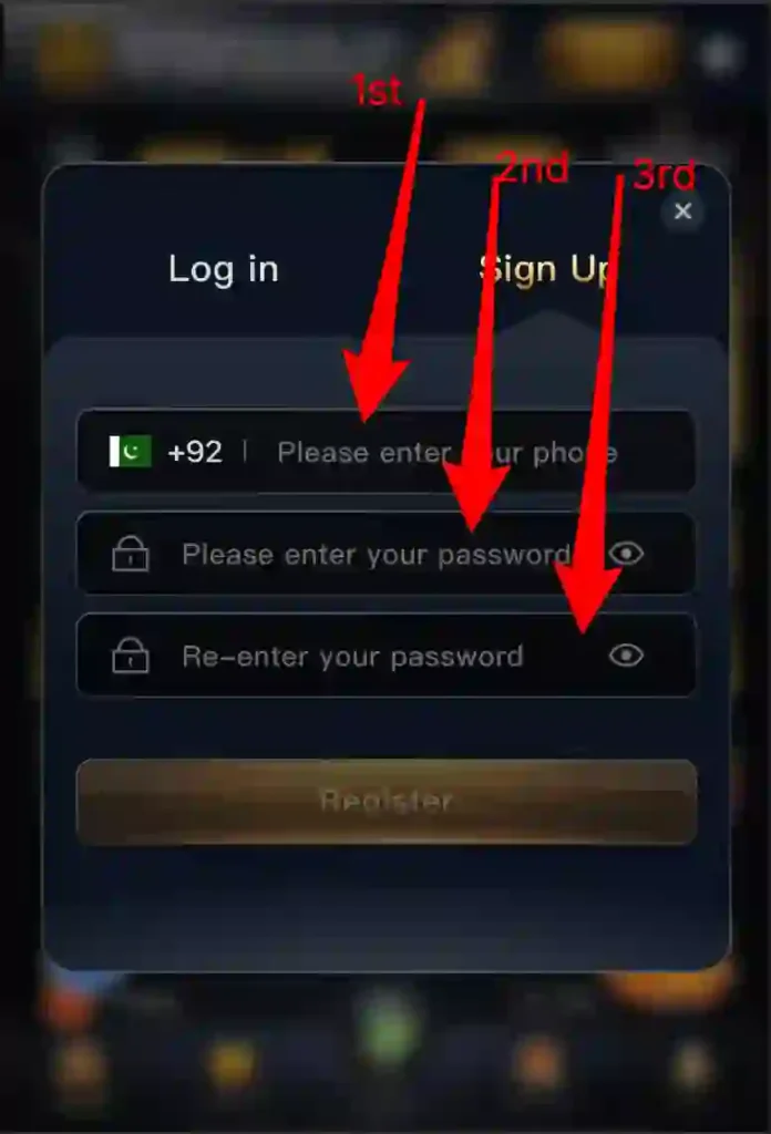 222rs game registration steps