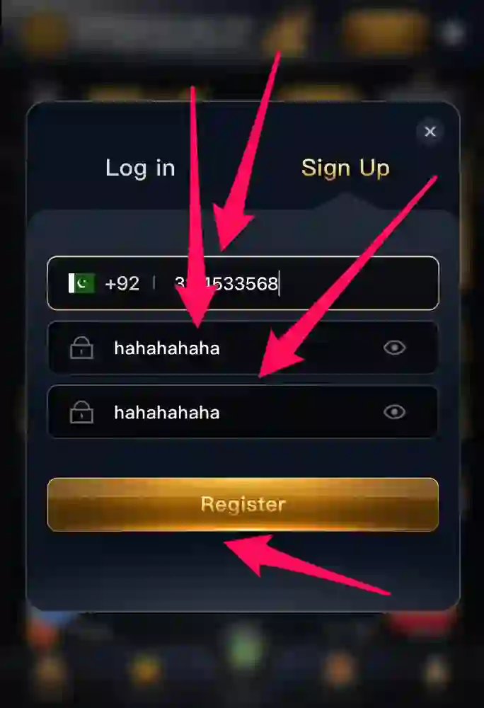222rs game registration steps final