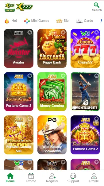 XK777 Game Homepage